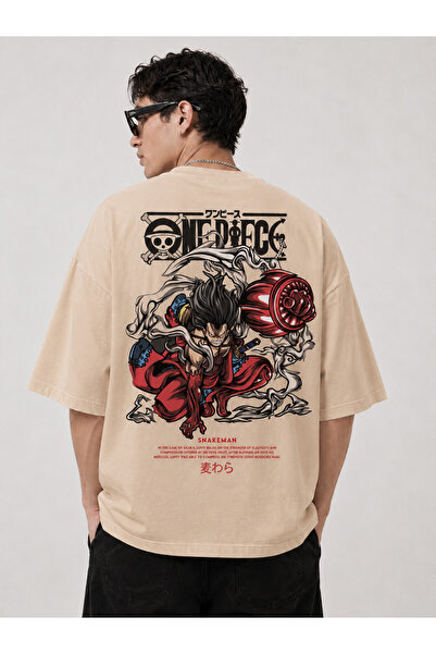 Nulivez One Piece Monkey D. Luffy Snakeman Oversize Unisex T-Shirt |   Anime ...