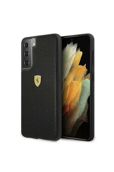 Ferrari FESPEHCS21SBK Husă de telefon perforată On Track pentru Samsung Galax...