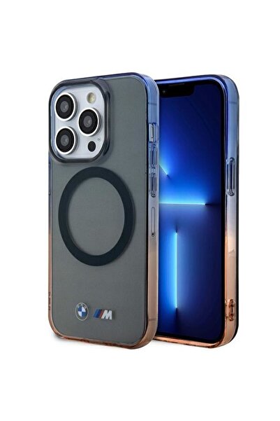BMW BMHMP14LHTGE Husă pentru iPhone 14 Pro 6.1 inci, Gri, Bumper rigid cu gra...
