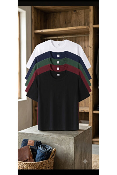 Butik 5 Lİ UNİSEX BASİC T-shirt
