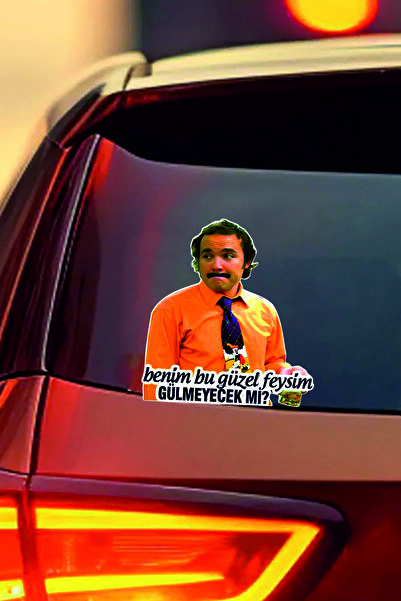 ESLEM Engin Günaydın Güzel Feysim Sticker Set 2 Pieces Humorous Written Car W...