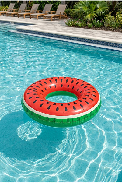 Bebella&Baby Watermelon Patterned Children's Swimming Ring 55 cm