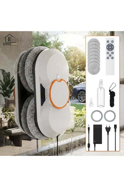 Elindor Robot de curățat geamuri Elindor ®   Aspirator cu telecomandă, 5600 P...