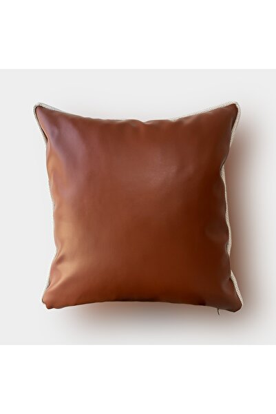 Lidoma Home "Charm" Dokulu Deri Kırlent Kılıfı - 45x45