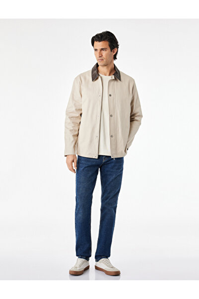 Koton Regular Waist Pocketed Cotton Slim Fit Jean Trousers - Brad Jean