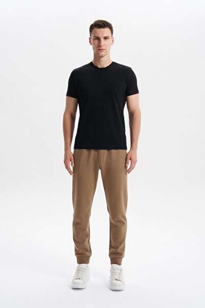 Arma Ar-Ma Men's Sweatpants Without Print Basic Side Zipper Pockets Without B...