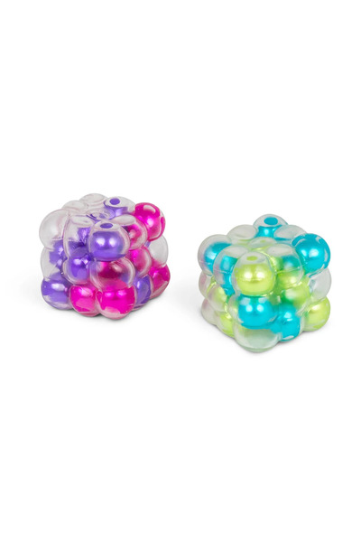 GIA'S WORLD GIA’SWORLD® Cub Squishy senzorial cu bile în interior culoare ale...