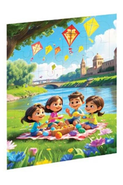 CA Games Ca 3506 Wooden Picnic Day Puzzle – Have Fun, Explore, Learn!