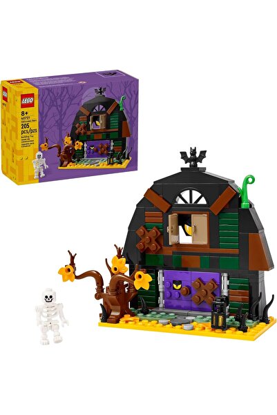 LEGO لعبة بناء حظيرة الهالوين - ديكور للغرفة ومجموعة ألعاب تمثيلية للأولاد وا...