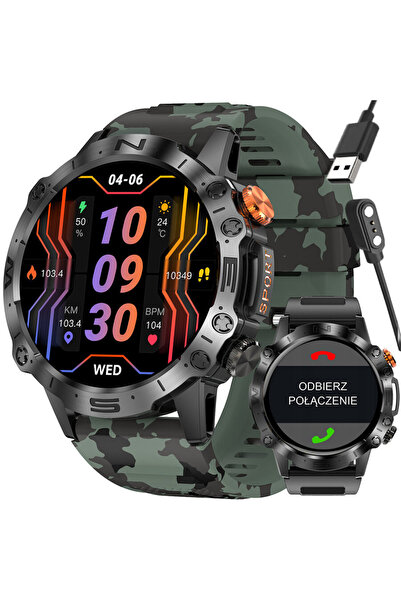 Gravity SMARTWATCH BĂRBĂTESC GT20-6 - AMOLED, CUREA ADIȘIONALĂ (sg024f)