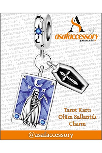 asaf بطاقة التاروت (الموت) سالانتي تشام/أساف أكسيسوريز