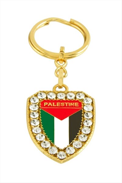 Generic Brand Palestinian Stone Keychain - Yellow