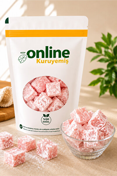 Nizip Online Kuruyemiş Lokum Güllü 1 kg