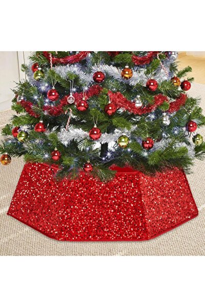 OEM Husă de Crăciun pentru Brad, cu Paiete, pliabilă, decorativă, 80 cm