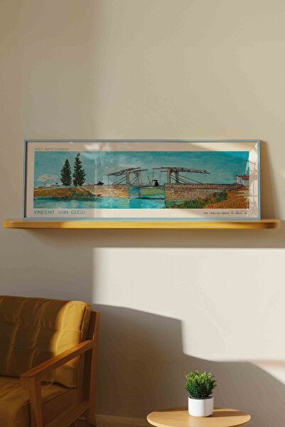 Buka Shops Vincent van Gogh Langlois Köprüsü Panoramik Çerçeveli Tablo