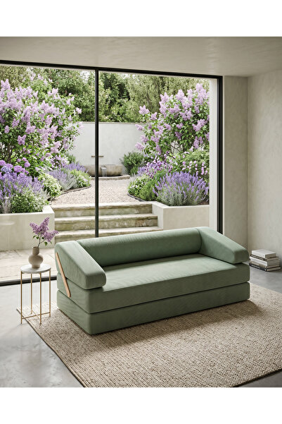 DECHOME 180x90 cm Yatak Olabilen Modüler Sünger Koltuk | Hareketli Sırt Dayam...