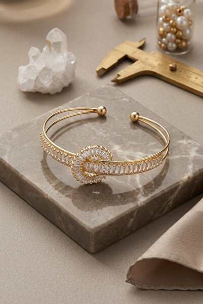 PETEK AKSESUAR Baget Stone Evening Dress Stylish Bracelet