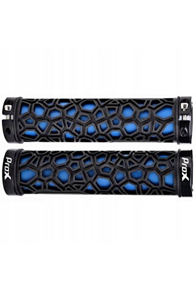 Prox Set manere de bicicleta Prox, din aluminiu, 130mm, Infiletat, Negru/alba...