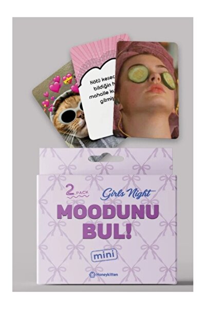 Sağlıkçı Shopping Find the Mode Card Game Girls Night 2. Pack Girl's Night Fu...