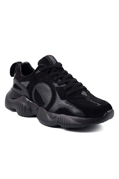 MARCOMEN 23291 26Ya Men's Casual Shoes Black Suede