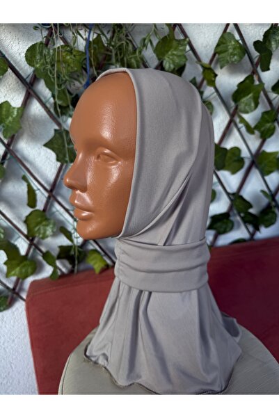 Blotch Snap-Fastener Hijab Bonnet That Covers the Neck, Islamic Clothing, Com...