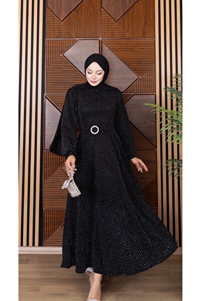 FRESH FASHION TAŞLI,TOKALI,KUŞAKLI ÖRME JAKAR ABİYE/ELBİSE 4 MEVSİM GİYİLER T...