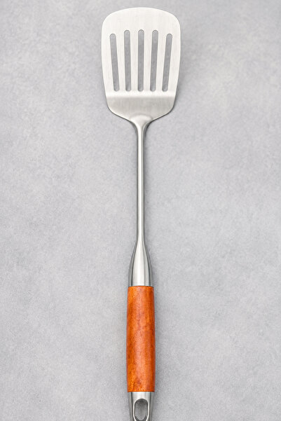 Destpak Japanese Style Perforated Spatula - Professional 304 Quality Stainles...
