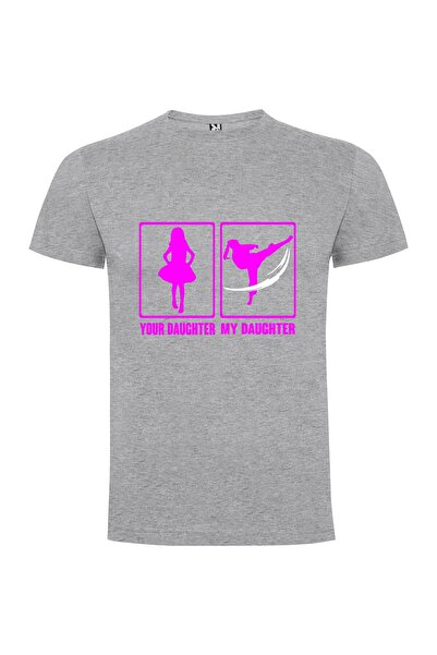 iLovePrints Pink Karate Daughter Rendition Tshirt