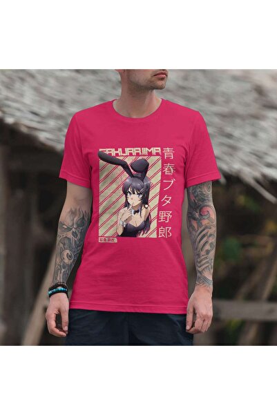 iLovePrints Anime Character in Bunny Costume Tshirt