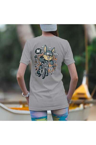 iLovePrints Bunny Biker Madness Tshirt
