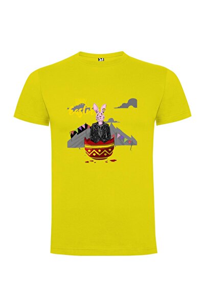 iLovePrints Elegant Easter Bunny Illustration Tshirt