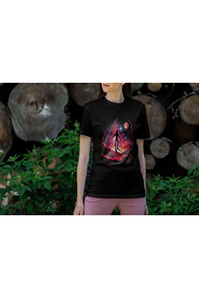 iLovePrints Space Explorer in Artistic Galaxy Tshirt
