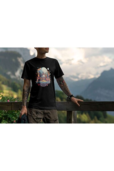 iLovePrints Futuristic Space Colony Tshirt