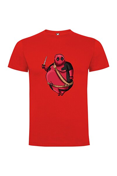iLovePrints Deadpool's Iconic Cutlery Tshirt