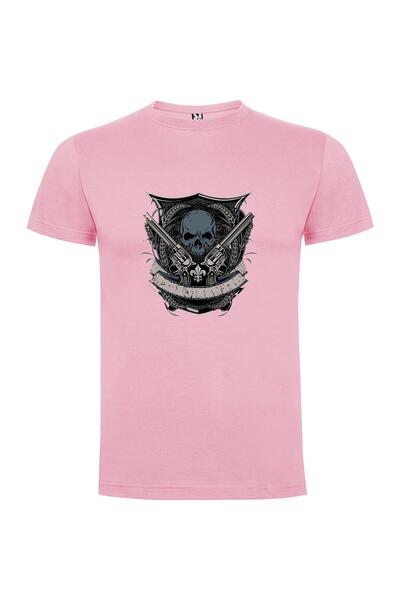 iLovePrints Guns & Glory Skull Tshirt