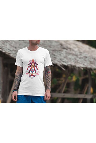 iLovePrints Geometric Abstract Art Tshirt