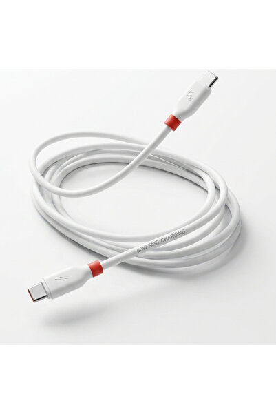 sodinos كابل شحن سريع USB-C إلى USB-C بقوة 60 واط، طول 1 متر - مزامنة بيانات ...