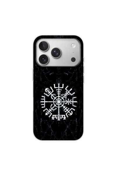 PPKin iPhone 17 Pro Max Compatible Nordic 1 Design Transparent Case