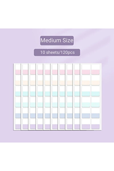 Choice4 Medium 120 sheets Sticky Note Transparent Sticky Note Index Tabs Arro...