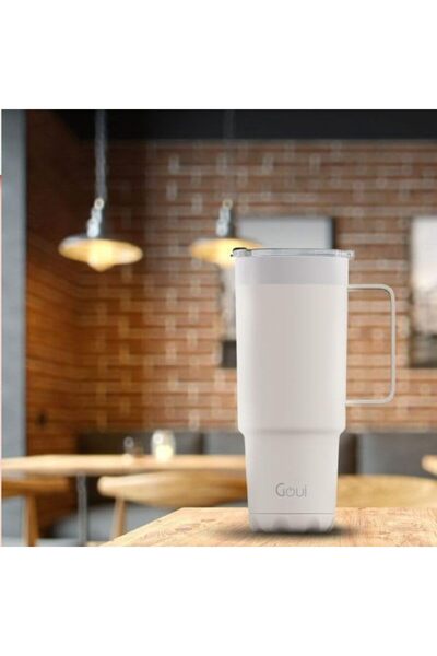 Generic Gouii Stainless Steel Insulated Travel Mug, 16 oz, Double-Walled, Vac...