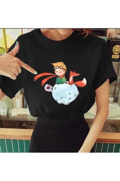 JENOLAN Tricou oversize cu imprimeu Micul Prinț 1 Boyfriend