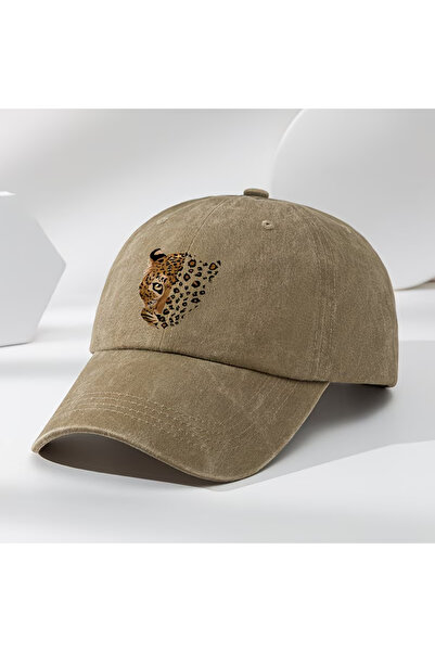 Innovate Store Unisex vintage kapa sa leopard uzorkom, podesiva, sportska i l...