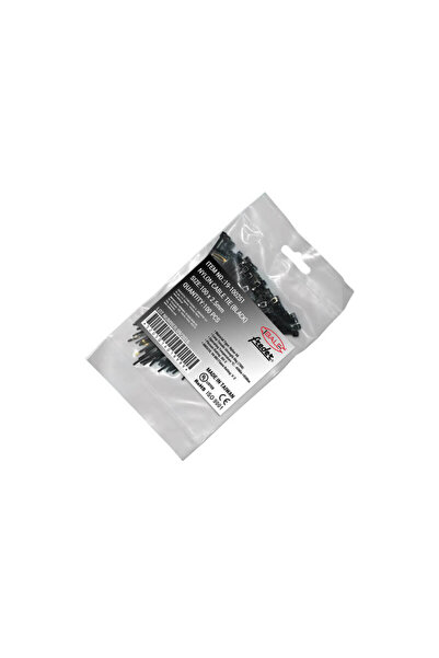 Generic Μαύρα Δεματικά καλωδίων - tire up, 100 x 2,5 mm, 100τμχ