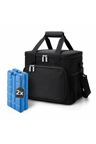 JollyMag Geanta termica pentru transportul alimentelor, 15 L, 2 pastile racir...