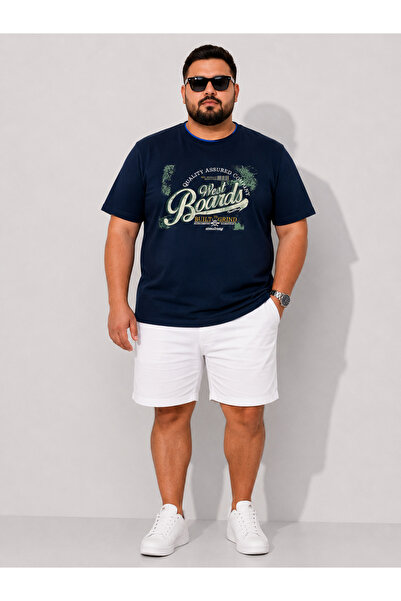 ANNEX Tricou pentru bărbați, mărime mare, din bumbac, cu croială confortabilă...
