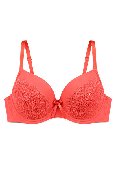 Boutique Juji DANTELLİ DESTEKLİ TOPARLAYICI NAR ÇIÇEĞI SÜTYEN