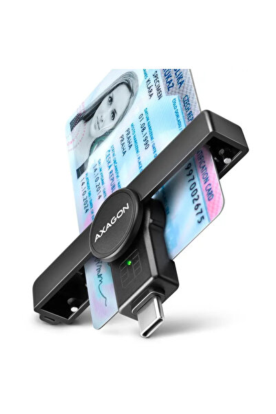 Axagon Cititor de carduri inteligente CRE-SMPC USB-C