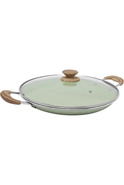 Trust Pro Non-stick seafood dish with glass lid and two layers of aluminum co...