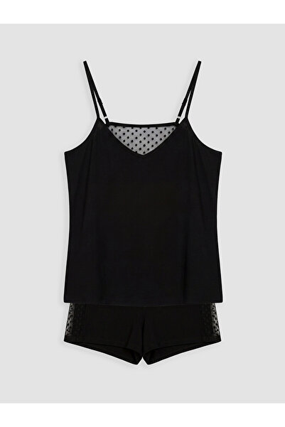 LC Waikiki Timeless Clothing & Timeless Choices Polka Dot Strap Women's Short...