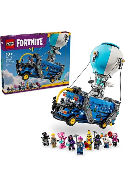 LEGO لعبة حافلة فورتنايت القتالية - نموذج مركبة من لعبة الفيديو مع 9 شخصيات ص...